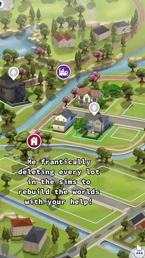 My next challenge is rebuild ALL of the sims worlds with you guys! I’m posting details on youtube this weekend so mame sure youre subscribed! #ts4