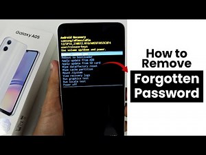 How to Remove Forgotten Password In Samsung Galaxy A05