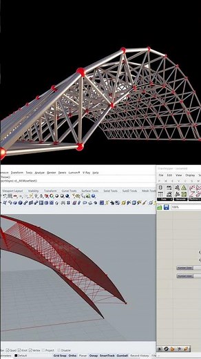 SA Tutorial | PARAMETRIC | RHINOCEROS GRASSHOPPER TUTORIAL | FOR BEGINNERS | SPACE TRUSS | ARC