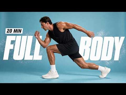 20 Min Full Body Workout at Home to Build Strength (No Equipment & Apartment Friendly)
