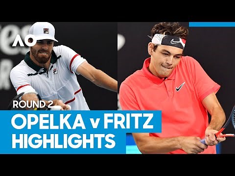 Reilly Opelka vs Taylor Fritz Match Highlights (2R) | Australian Open 2021