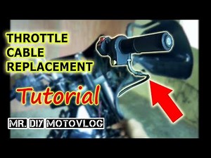 How to install Throttle Cable on Honda XRM 125 Trinity Carb