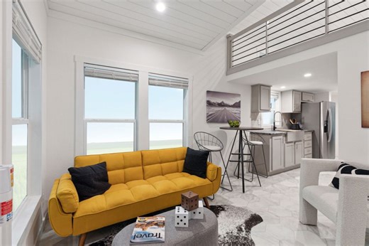 🖤 Modern Park Model Perfection — APS 527B-SL! 399 sq. ft. | Tiny home, BIG style ✨ Sleek finishes trendy hexagon tiles 📍 Built in Mansfield, TX | Displayed at Liberty Tiny Homes, Aubrey, TX Perfect for downsizing, vacation living, or your first tiny home! 👉 Tap the link to explore 🔗https://bit.ly/3S69U45 #TinyHomeLiving #ParkModelHomes #APS527BSL #ModernTinyHouse #MansfieldTX #LibertyTinyHomes #ChampionHomes #AffordableLiving #TinyHomeDesign #PrefabHomes | Champion Park Models & Cabins