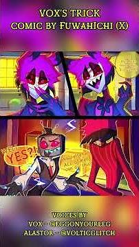 Vox's Trick | #hazbinhotelseason2 #hazbinhotel #comicdub #alastor #voxhazbinhotel