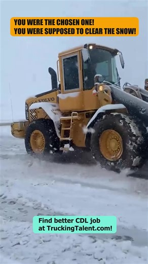 He was supposed to bring balance to the road... not slide off it! 🚜❄️ You know it's a bad day when the rescue vehicle becomes the victim. This wheel loader was out there trying to clear the way for cars, but the winter conditions had other plans. Even with massive tires and tons of weight, once you hit that sheet of ice, you are just a passenger in a very expensive sled. Question: Have you ever seen a piece of heavy equipment lose control on ice? 👇 #HeavyEquipment #SnowFail #WheelLoader #Volvo