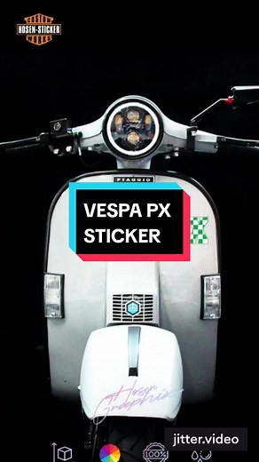 Cutting Sticker untuk VESPA PX: Tantangan Jadi Ahli