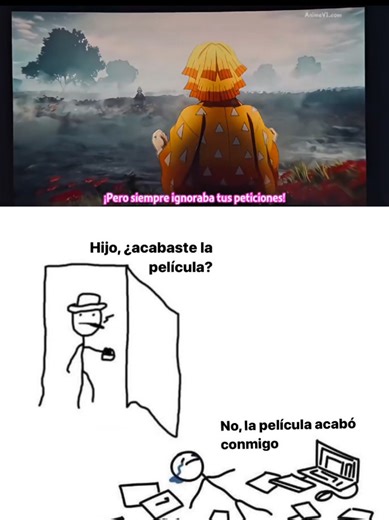 No estoy llorando, tú estás llorando🥹 #kimetsunoyaiba #zenitsu #kaigaku #anime #fyp #viral #demonslayer