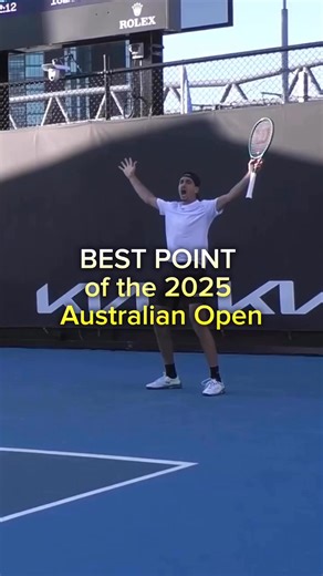 442K views · 5.2K reactions | INCREDIBLE point at the Australian Open  #tennis #sport #sports #australia #music #shot | Olly Tennis | Facebook