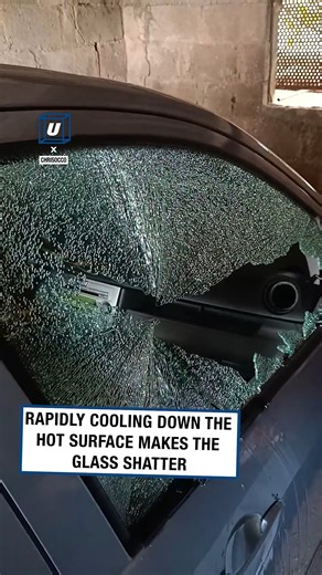 29M views · 10K reactions | Watch science in action as this guy breaks his car window!  | UNILAD Tech | Facebook