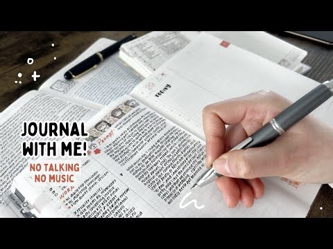 Quiet Journaling Session No.4 | No Talking & No Music