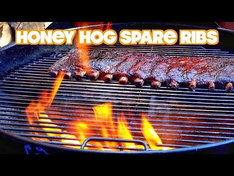 Meat Church Honey Hog Pork Spare Ribs Recipe cooked to PERFECTION