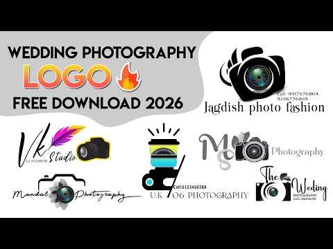 👉 Wedding Photography Logo FREE Download 2026 🔥 HD PNG + PSD