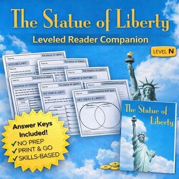 HMH Leveled Reader Companion | The Statue of Liberty | Level N | 3rd Grade