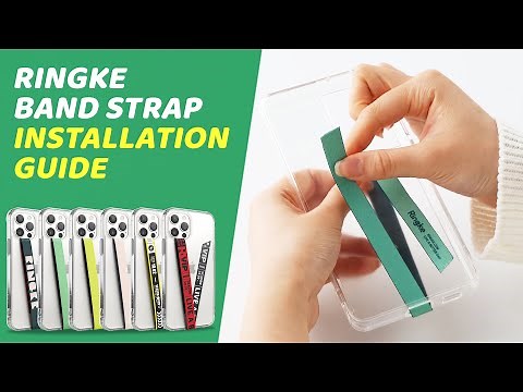 Ringke Band Strap Installation Guide! Slim & Colorful Phone Strap