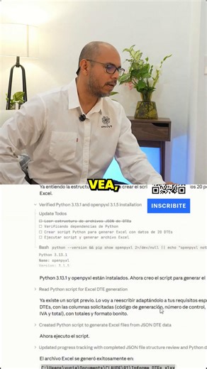 Demostración en vivo: un agente de IA que extrae JSON y genera el libro del IVA en Excel (con enlaces a PDFs) | Contaportable