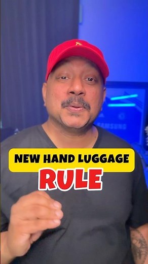 New hand luggage rule