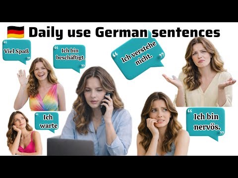 Daily use German sentences || Basic German sentences|| German learning