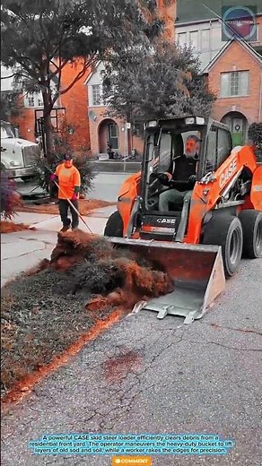 Fast & Efficient: CASE Skid Steer Loader for Rapid Sod Removal and Precision Landscaping