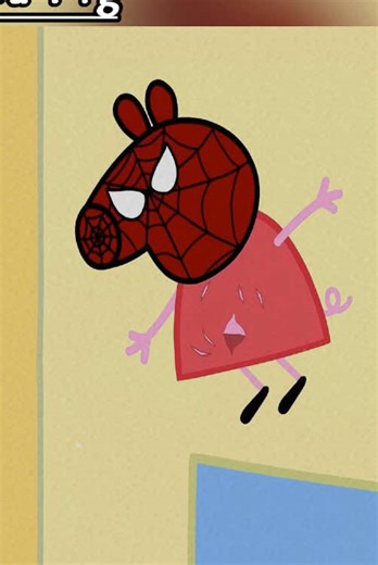 Peppa Pig Transforms into Spider Man