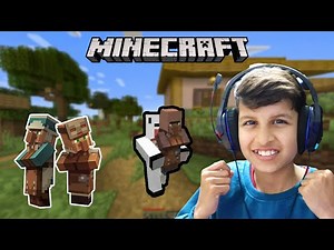 TAKING VILLAGERS TO TRADING HALL 😍 MINECRAFT SURVIVAL
