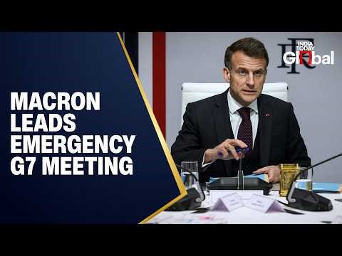 LIVE: Macron Chairs Emergency G7 Talks on Iran War with US, UK, Germany & Japan