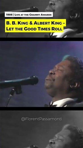 When two Blues legends shared the stage at the Grammys | B.B. King & Albert King