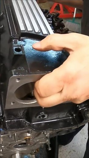 Intake manifold install #automobile #diy #mechanic #mechaniclife #cartok #garage #lt1camaro