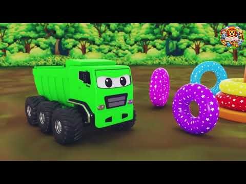 Learn Colors with Stacking Rings | Best Educational Videos & Kids Songs