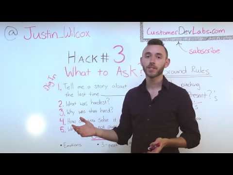 Customer Discovery: What Do You Ask, with Justin Wilcox