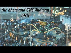The Canadian International Air Show and CNE Midway rides 1976