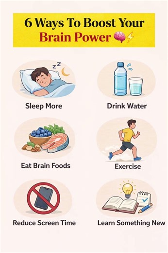 ⚡ 6 Ways To Boost Your Brain Power FAST 🧠 (Do This Daily!)