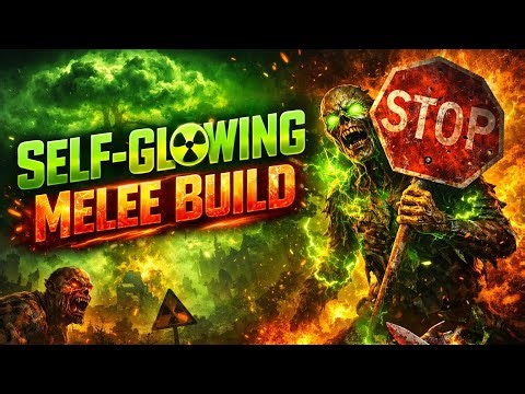 Self-Glowing Melee Build #fallout76