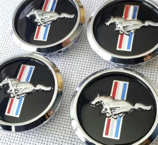 GT OMG 68mm Wheel Center Caps – Mustang Horse Emblem Hub Set (4) - Etsy