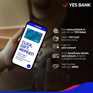 Ready to Elevate Your Gifting Game? Meet YES Robot, your 24/7 personal chat assistant from YES BANK. Transform ordinary gifting into an extraordinary experience with our Digital Gift Cards. Each gift card opens doors to unforgettable moments. Perfect for those who cherish sophistication and elegance in every choice they make. Dive in : https://shorturl.at/divAV #YESBANK #ElevateGifting #UnboxLuxury #GiftSmart | YES BANK