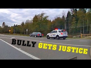 BULLY gets INSTANT JUSTICE after Road Rage. Police Karma & Good Samaritans.