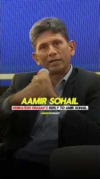 Venkatesh Prasad gives a befitting reply to Pakistani cricketer.#indiavspakistan #indvspak #cricket