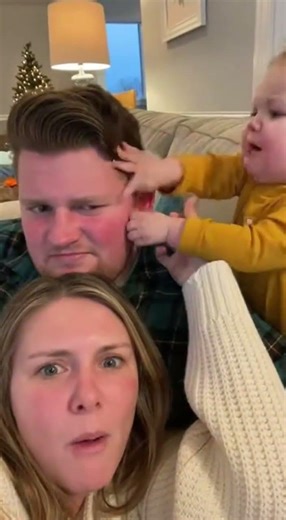 😱🫵 Baby Explodes With Rage And Orders Mom To Leave Dad Alone #funny #shortsviral #cutebaby