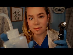ASMR Ear Exam & Ear Cleaning | No Mic Scratching (but see desc) | Medical Roleplay