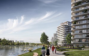 🌳 What if an old industrial site became 2,000 families’ oasis? One Lake District is turning a forgotten patch into a green family-first community with smart energy and big plans. Catch a glimpse of what’s coming soon. | One United Properties