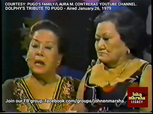 #WATCH: From the archives — the ultra-rare “Dolphy’s Tribute to Pugo with an All-Star Cast” TV special, originally aired on January 26, 1979, featuring Comedy King Dolphy alongside veteran comediennes Chichay and Patsy in a heartfelt homage to the "Dean of Philippine Comedy," Pugo (Mariano Contreras in real life). Tragically, just exactly four months after the broadcast, Patsy (Pastora Mateo in real life) passed away on May 26, 1979. Recovered from the Contreras family archives, this two-hour te