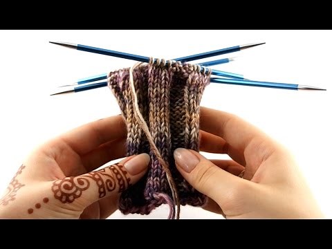 Sock with Ribbing Pattern #1 Cuff