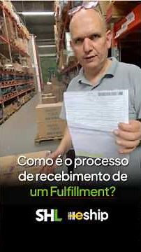 Processo de recebimento de um Fulfillment