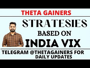 Strategy Planning Based on India VIX || Playing With The Volatility || Important Video
