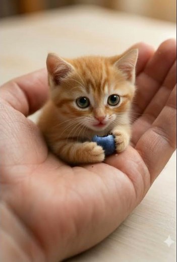 “The Cutest Mini Cat You’ll Ever See 🐱✨”#MiniCat #TinyCat #CuteAnimals #AdorablePets #cute