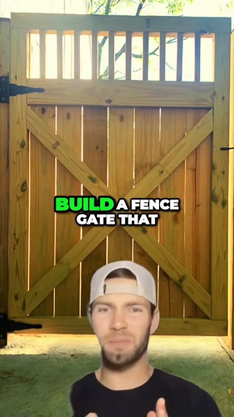 How to Build a Fence Gate - DIY