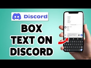 How To Box Text On Discord 2025 | Put A Text In A Box On Discord Account | Discord Mobile App