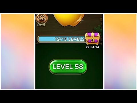 Word Collect - 58 Level Answers