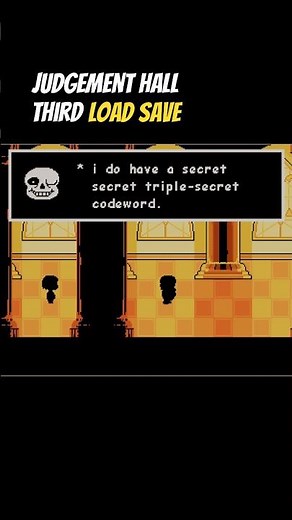 Judgement Hall Third Load Save | Undertale