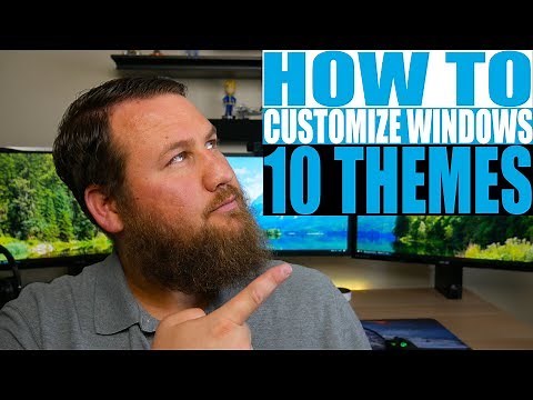 How to Customize and Add Themes in Microsoft Windows 10 and Similar