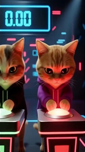 Can They Stop at 0.00s? ⏱️🐈 #Shorts